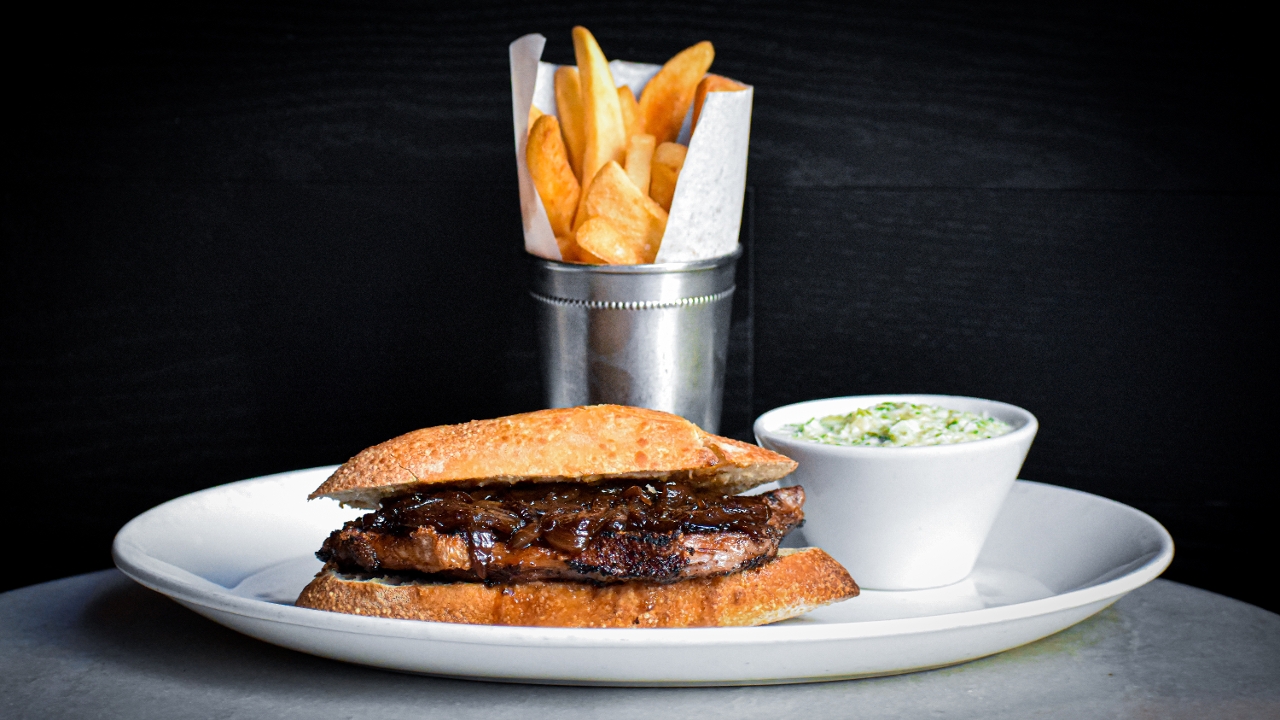 Order NY Steak Sandwich food online from Carson's Prime Steaks and Famous Barbecue of Deerfield store, Deerfield on bringmethat.com