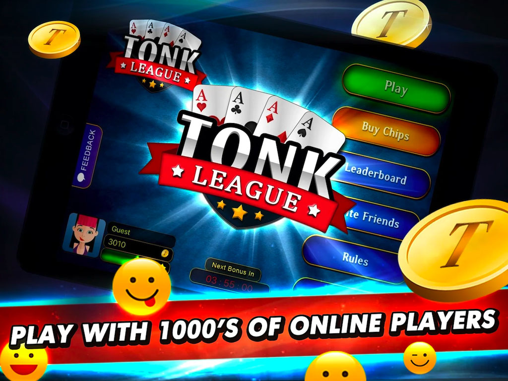 Best free multiplayer Tonk game available for your phone or tab