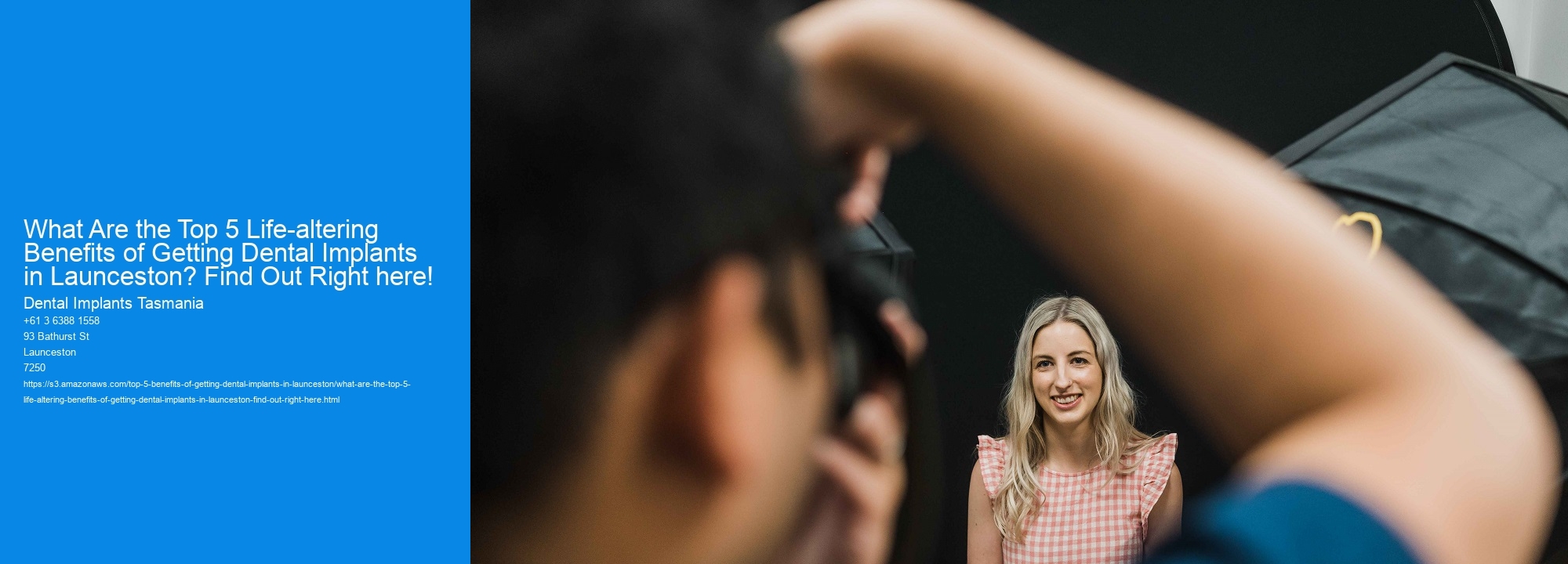 What Are the Top 5 Life-altering Benefits of Getting Dental Implants in Launceston? Find Out Right here!