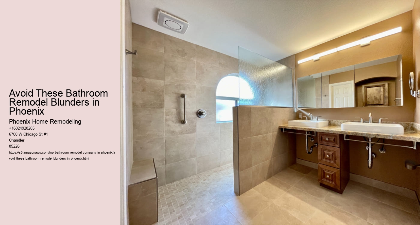 Avoid These Bathroom Remodel Blunders in Phoenix
