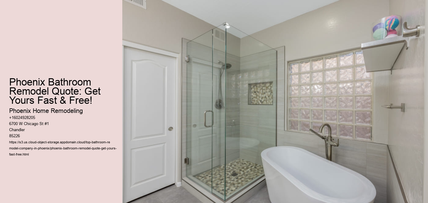 Phoenix Bathroom Remodel Quote: Get Yours Fast & Free!