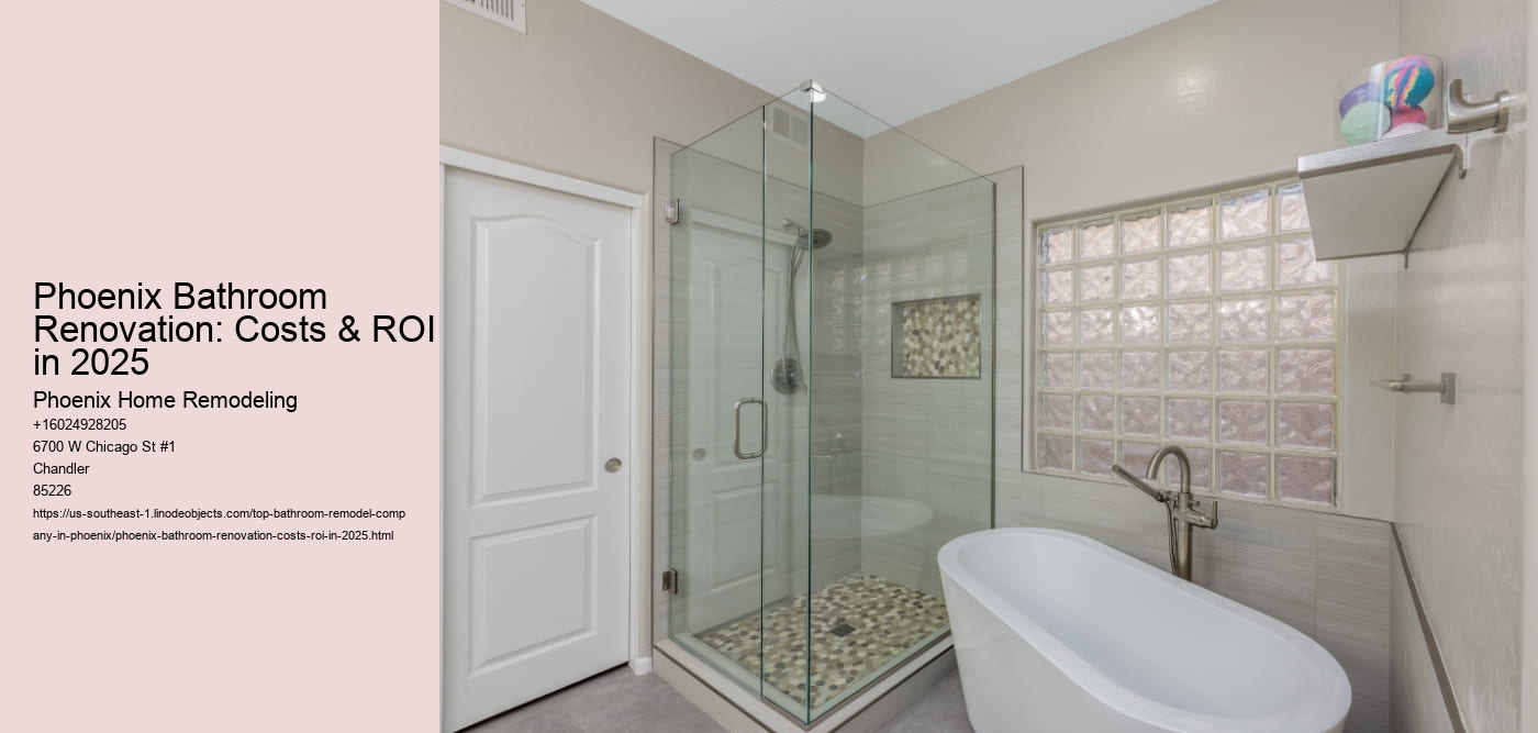 Phoenix Bathroom Renovation: Costs & ROI in 2025