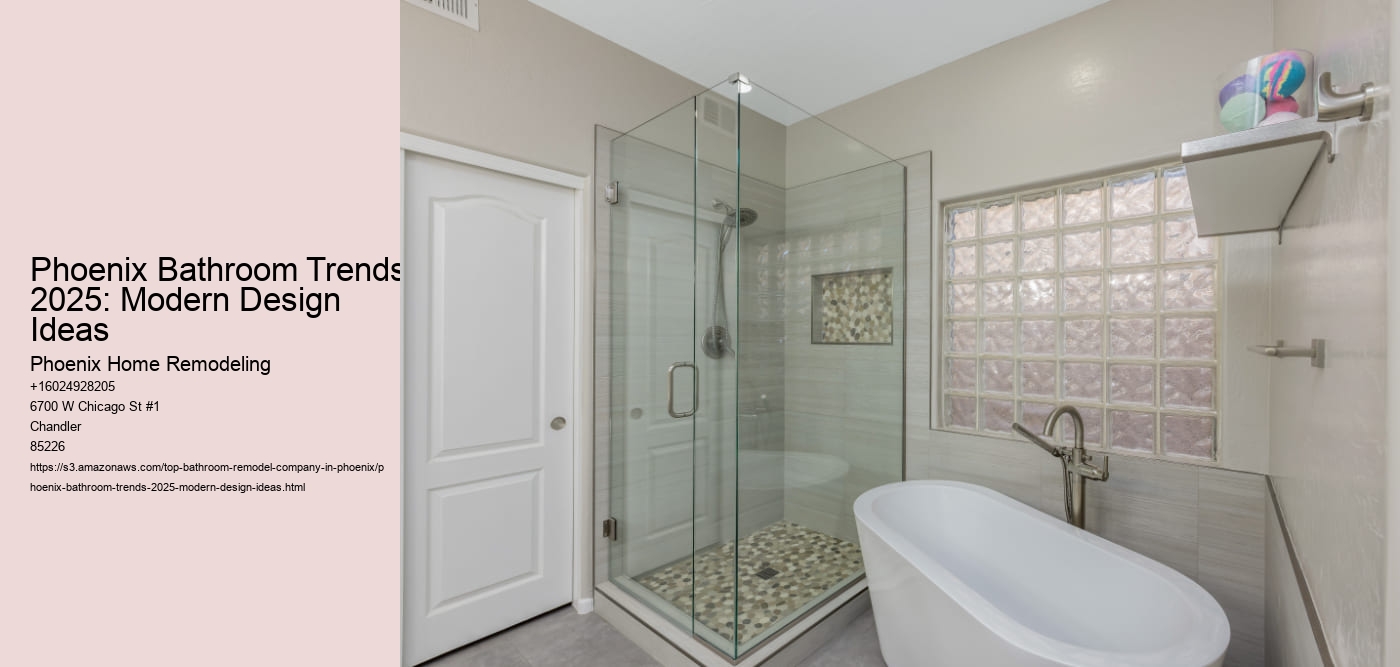 Phoenix Bathroom Trends 2025: Modern Design Ideas