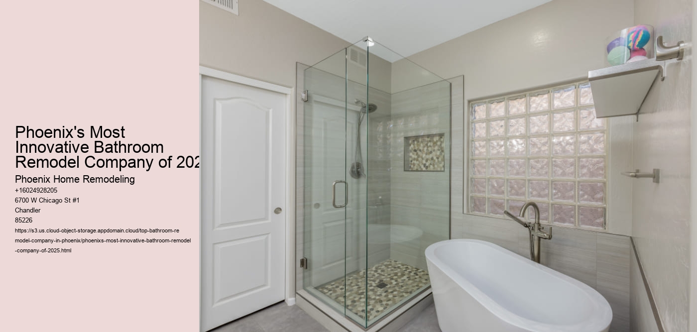 Phoenix's Most Innovative Bathroom Remodel Company of 2025