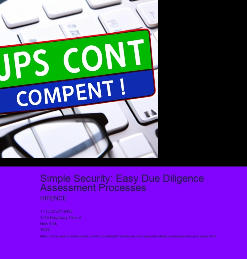 Simple Security: Easy Due Diligence Assessment Processes