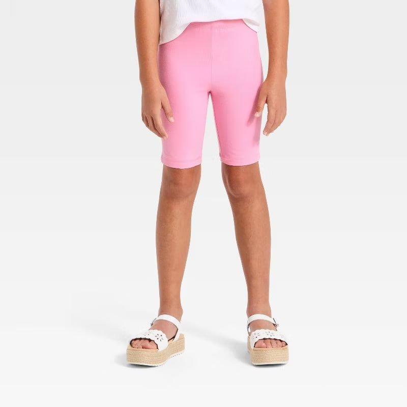 Girls' Bike Shorts - Cat & Jack™ Heather Gray