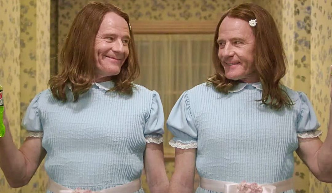 Bryan Cranston Stars in a Creepy New SHINING-Themed Mountain Dew Commercial as The Grady Twins
