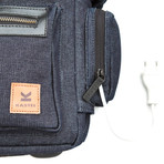 DONJON Bag // Blue Cotton-Poly (15")
