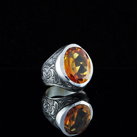Classy Champagne Topaz Ring (6)