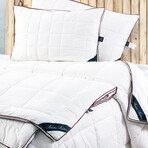 Brooks Brothers Cotton Pillow (Queen; 20" x 30")