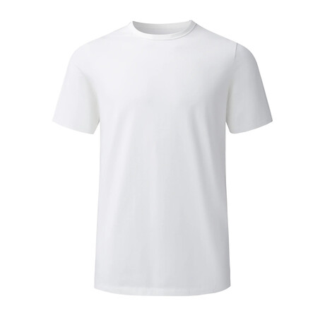 Spectacle 2.0 Short Sleeve Lifestyle Performance Fabric T-Shirt // White (X-Large)