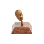 Small Tibetan Bone Skull Bead // 17th-18th Century AD