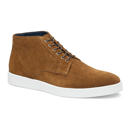 Bolivar Plain Toe Italian Suede Boot // Snuff (9)