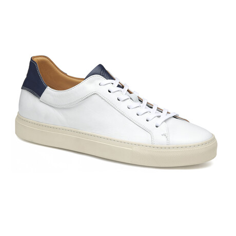 Jared Lace-To-Toe Leather Sneakers // White (9)