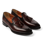 Camden Leather Tassel Loafer // Cafe Noir Brown (UK: 10.5)