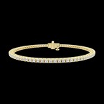 14k Yellow Gold Lab Diamond 6.5" Tennis Bracelet (2 ct. tw.)