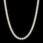 14K Yellow Gold Lab Diamond 20" Tennis Necklace (5 ct. tw.)