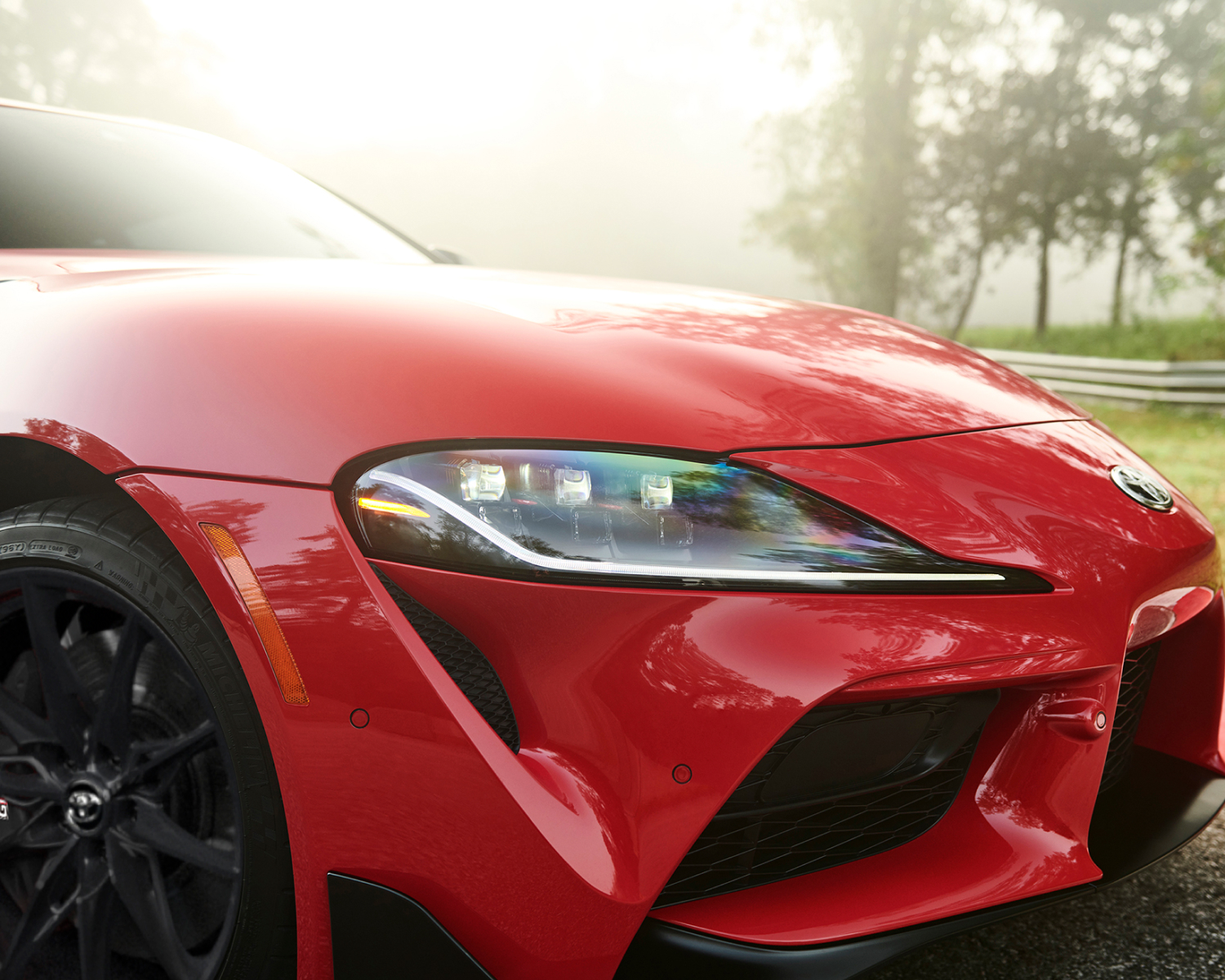 2024 GR Supra 3.0 shown in Renaissance Red