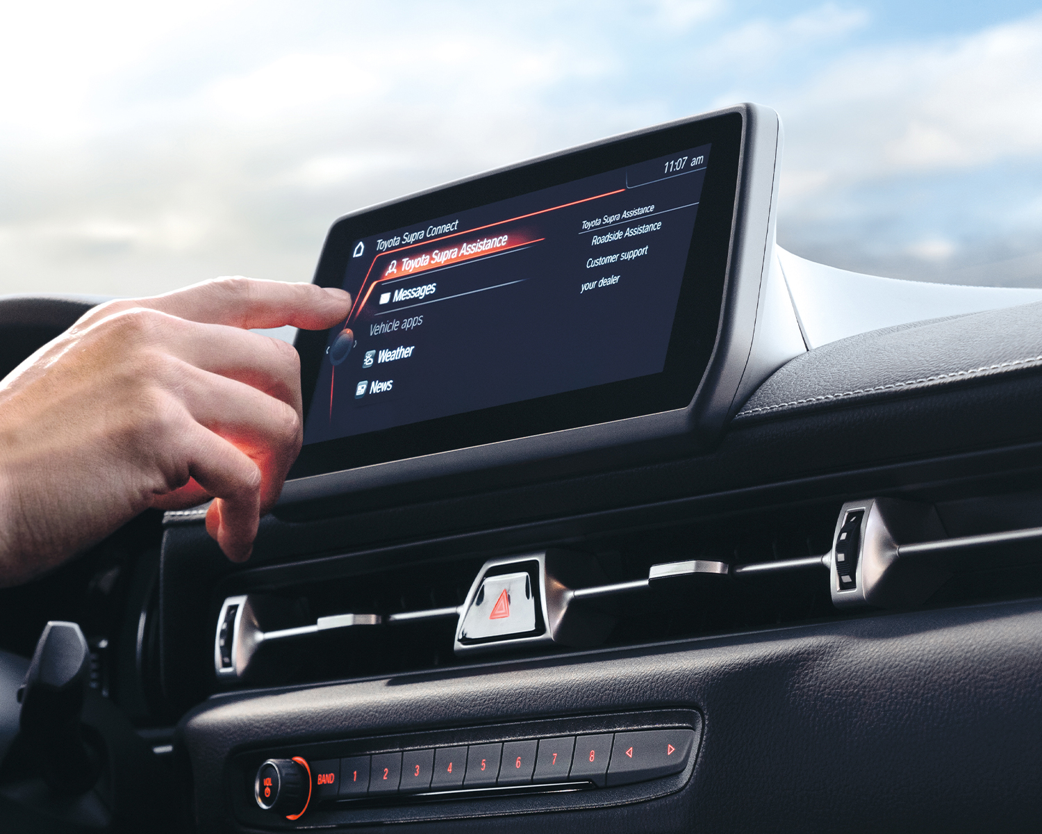 2024 Supra Interior with Supra Connect Screen