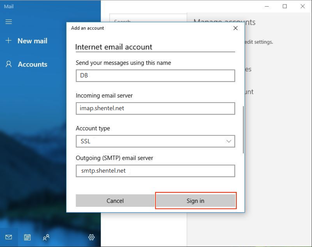 Email FAQ - Shentel Support