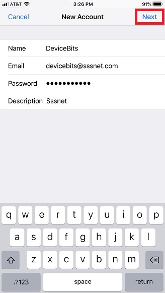 What are the correct email settings for my @sssnet.com email address? FAQ -  MCTV