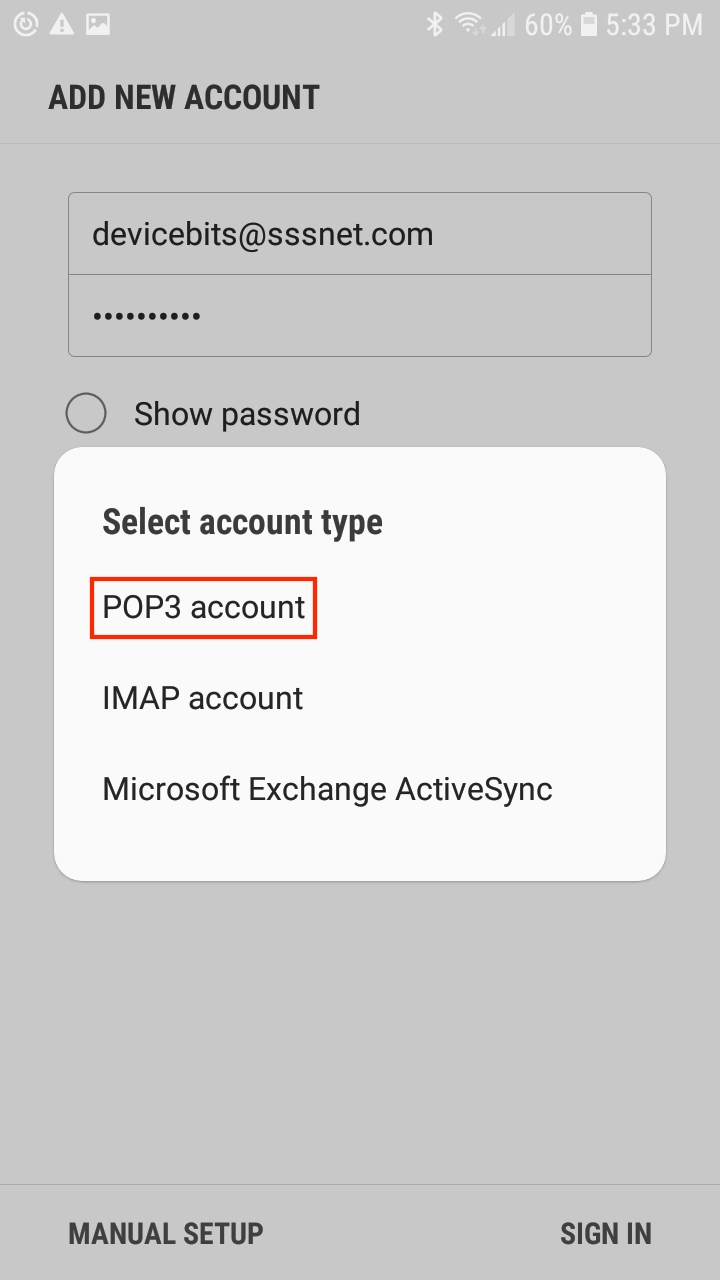 What are the correct email settings for my @sssnet.com email address? FAQ -  MCTV