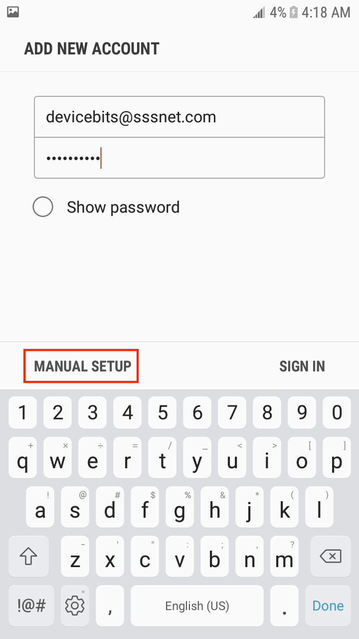 What are the correct email settings for my @sssnet.com email address? FAQ -  MCTV