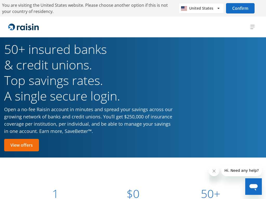 Screenshot of the website of Deposit Solutions