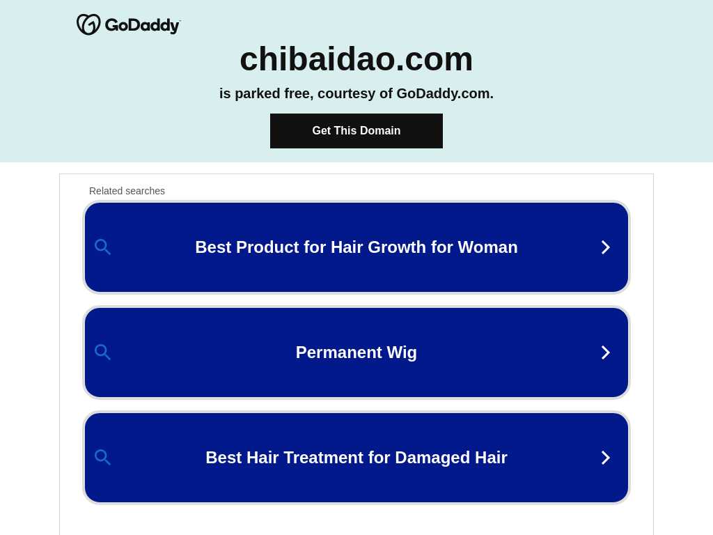 Screenshot of the website of Chibaidao