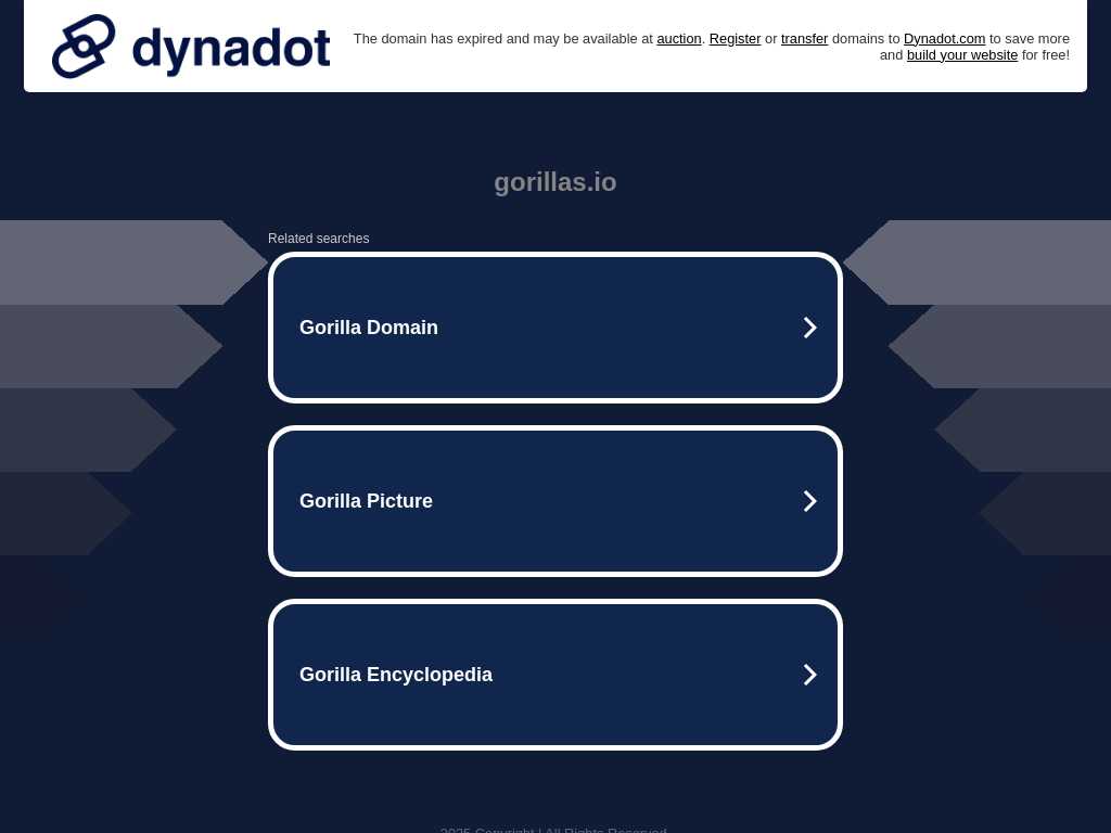 Screenshot of the website of Gorillas