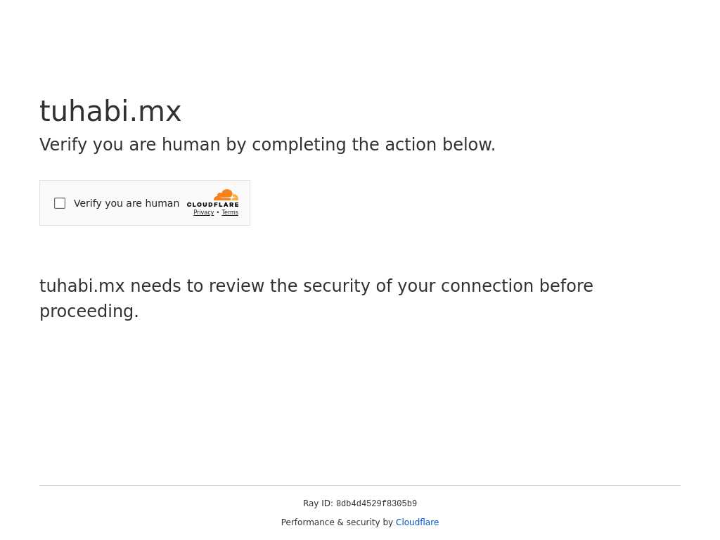 Screenshot of the website of Tuhabi