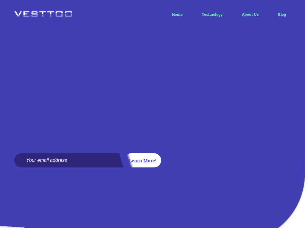 Screenshot of the website of Vesttoo