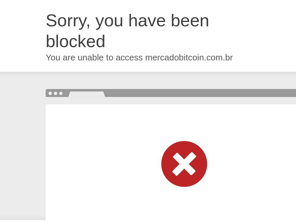 Screenshot of the website of Mercado Bitcoin