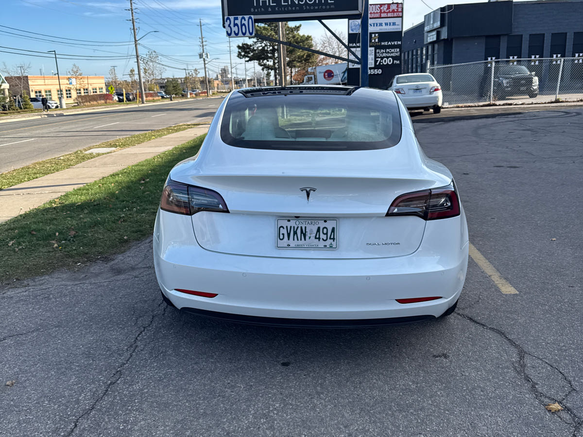 Photo 4 from auction – 2022 TESLA MODEL 3 LONG RANGE with VIN 5YJ3E1EB1NF198174