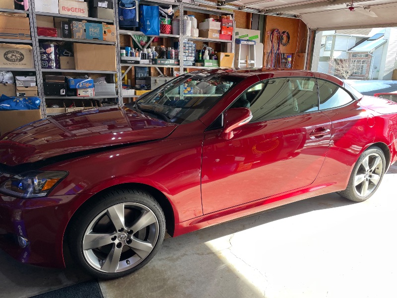 Photo 2 from auction – 2012 LEXUS IS 350C 2DR CONV with VIN JTHFE2C28C2508518