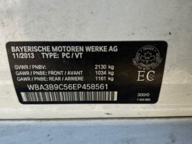BMW 3 Series WBA3B9C56EP458561 снимка