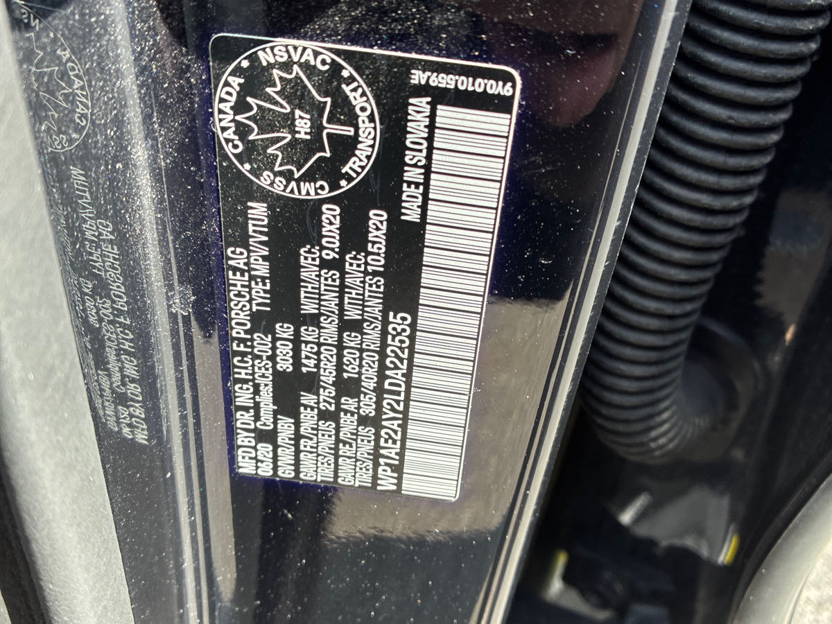 Photo 27 from auction – 2020 PORSCHE CAYENNE E-HYBRID with VIN WP1AE2AY2LDA22535