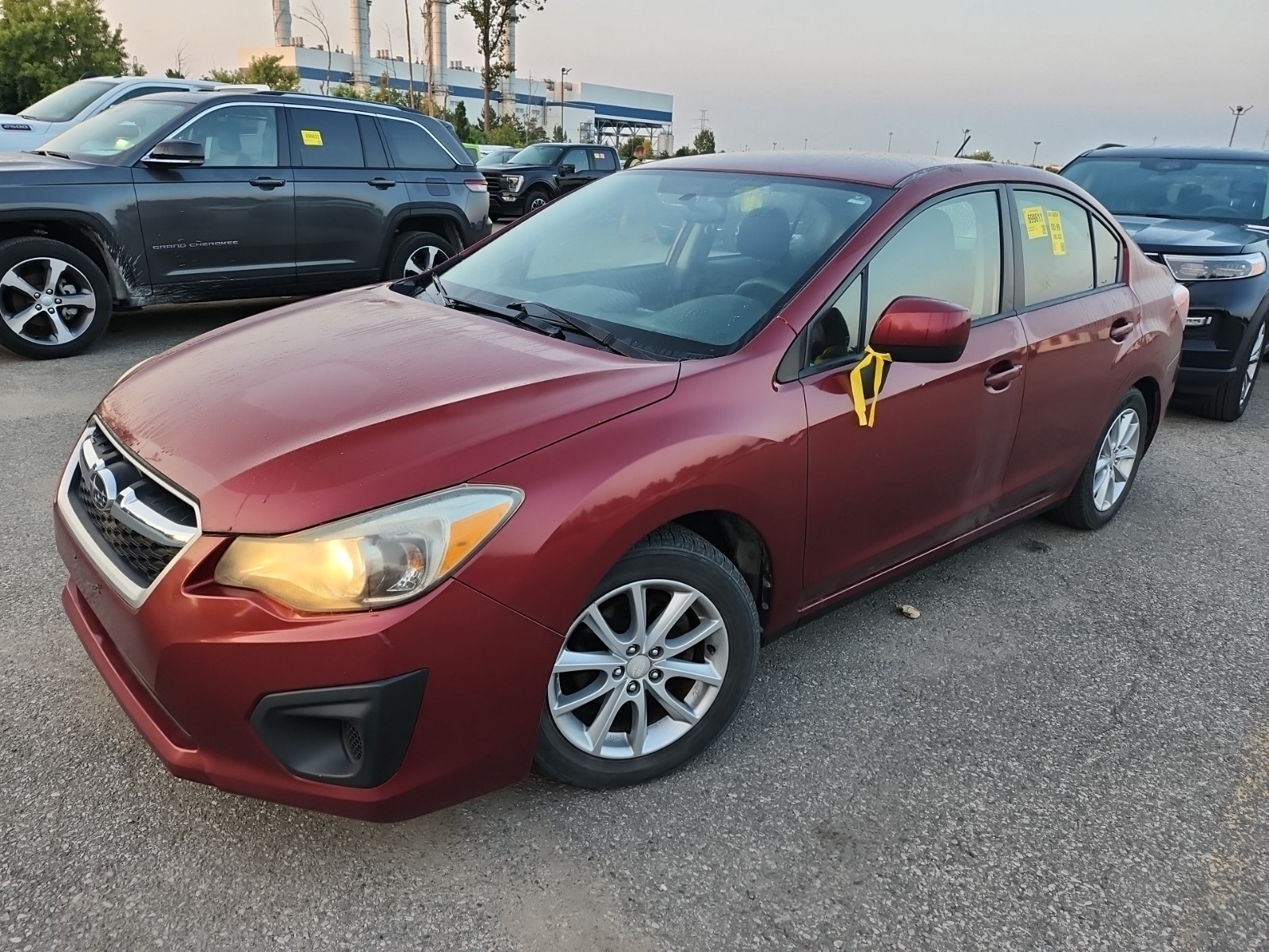 SUBARU IMPREZA 2.0I W/TOURING PKG 2012 with VIN JF1GJAC64CH009197 - Photo from auction