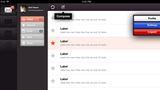 Ipad app design email client