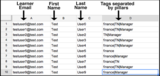 Csv tagging import