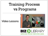 Training process vs programs