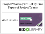 60   project teams part 1 of 9 five types of project teams