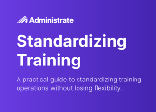 Standardizing training guidebook