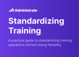Standardizing training guidebook