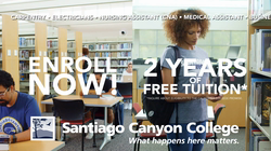 DOOH creative from gf1a_sa - Santiago Canyon College in category Education