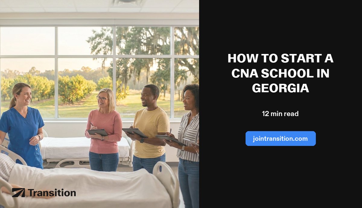 How to Start a CNA School in Georgia (2026 Guide)