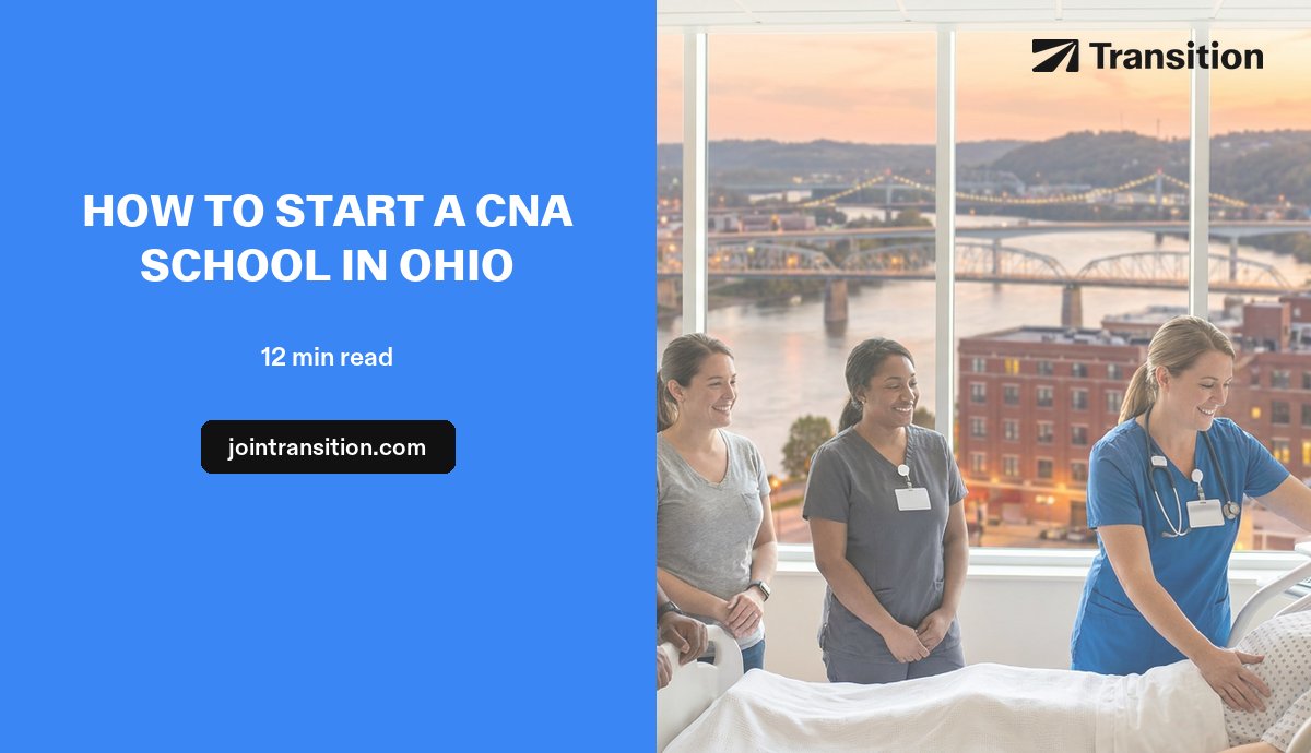 How to Start a CNA School in Ohio (2026 Guide)