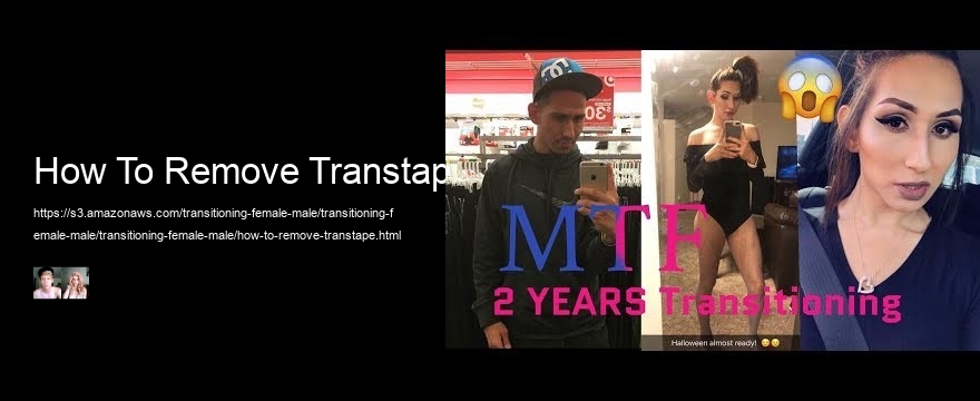 How To Remove Transtape