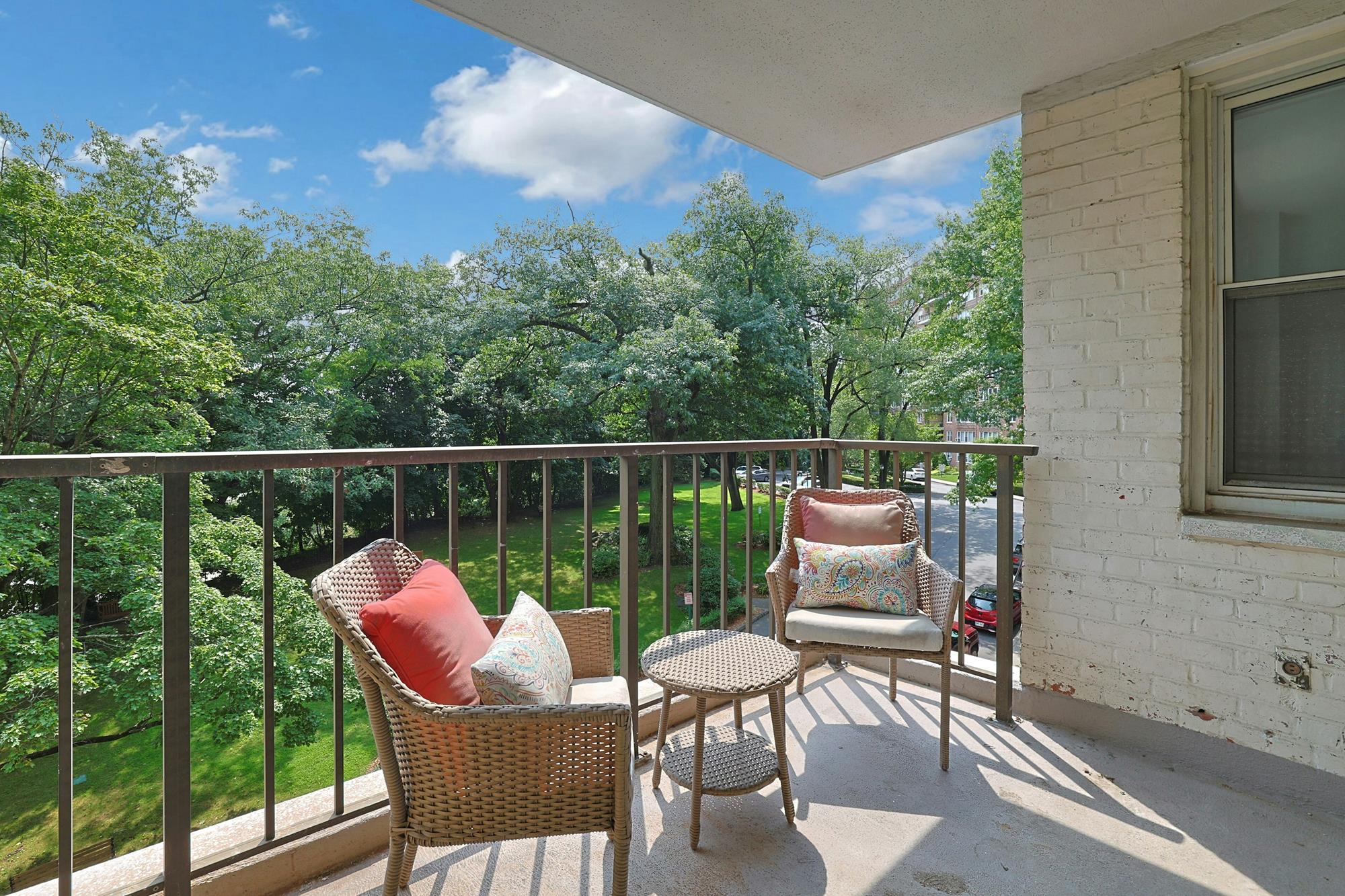 Bright & Renovated 2-Bd., 1.5-Bath Co-op with Balcony, 24-hr. Doormen & Indoor Parking at Briar Oaks