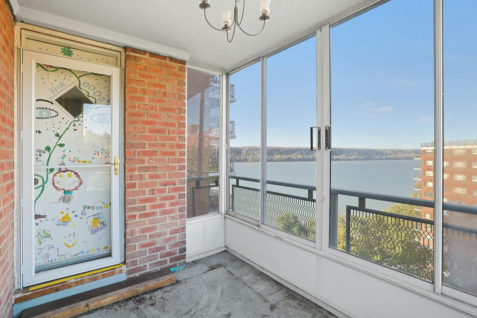 Spacious Junior-4 Co-op with Guest Room, Enclosed Balcony, Hudson River View & 24-Hr. Doormen